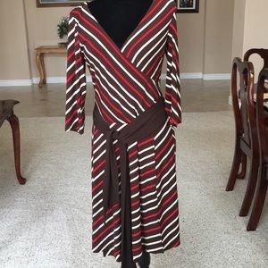 Wrap style dress